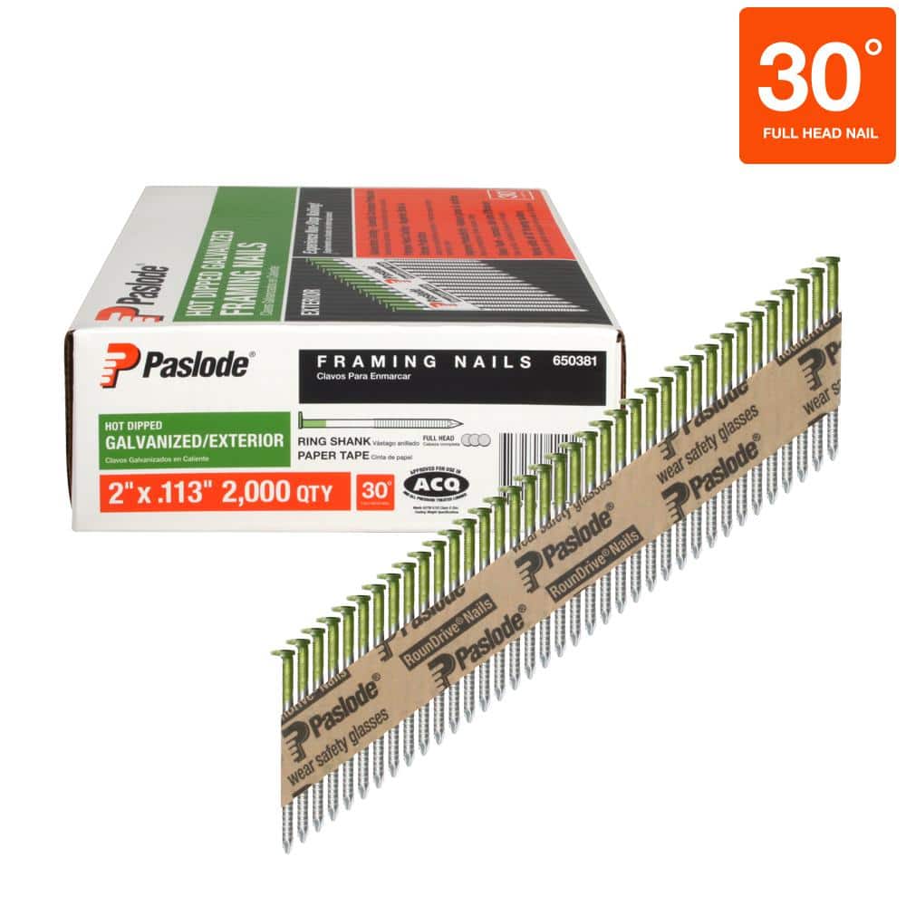 2 inch nails for nail gun discount