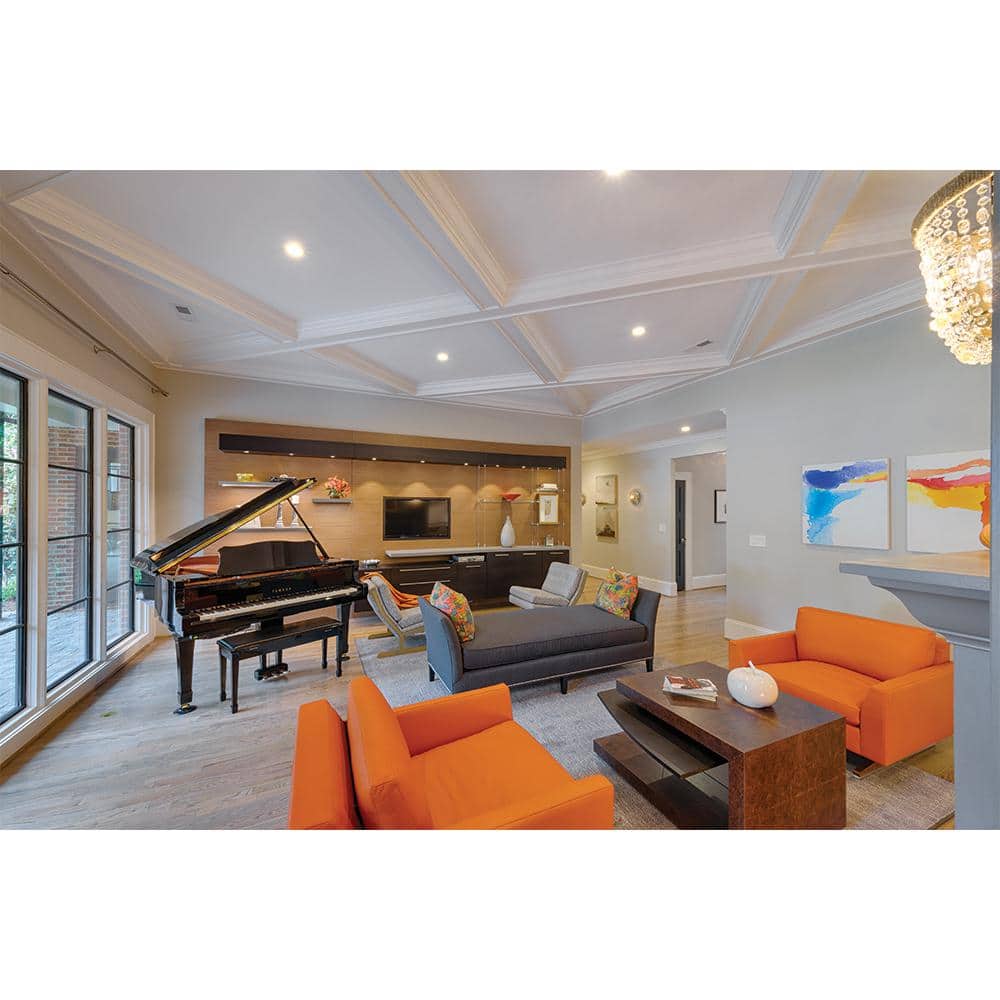 White Aluminum 4-Inch LED Recessed Ceiling Light