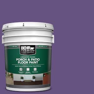 5 gal. Home Decorators Collection #HDC-MD-25 Virtual Violet Low-Lustre Enamel Int/Ext Porch and Patio Floor Paint