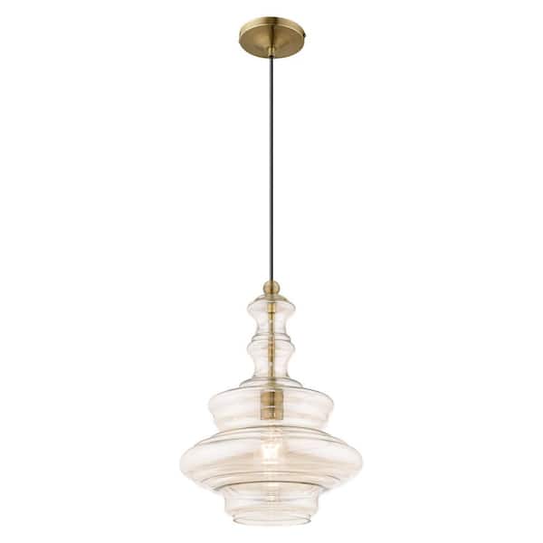 2025最新のスタイル AVIANCE LIGHTING with Pendant Brass Antique 1-Light Midland 邦楽