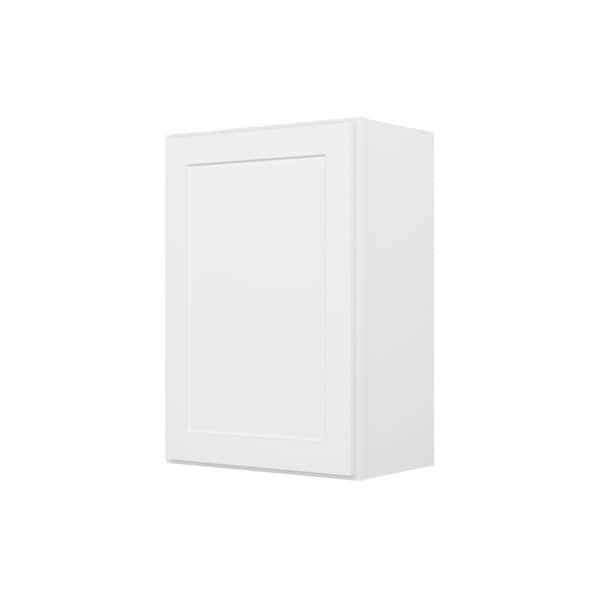 21 in. W x 12 in. D x 30 in. H Ready to Assemble Wall Kitchen Cabinet in White