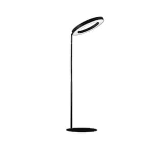 27.6 in. Black Aluminum Full Spectrum LED Grow Light with Adjustable Height, Dimmable Timer for Indoor Plants