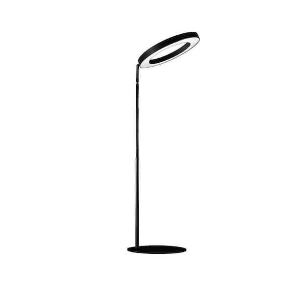 27.6 in. Black Aluminum Full Spectrum LED Grow Light with Adjustable Height, Dimmable Timer for Indoor Plants