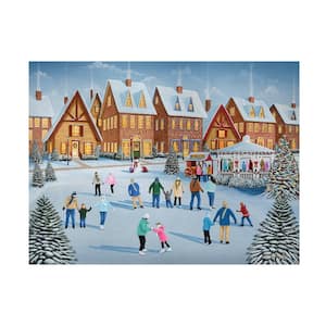 Unframed People Don Engler 'Holiday Skate' Photography Wall Art 18 in. x 24 in.