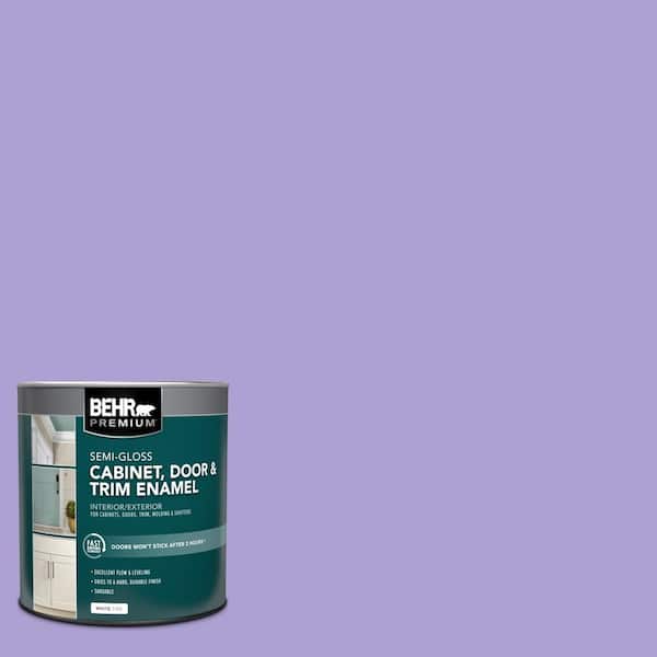 BEHR PREMIUM 1 qt. #P560-4 Magic Wand Semi-Gloss Enamel Interior/Exterior Cabinet, Door & Trim Paint