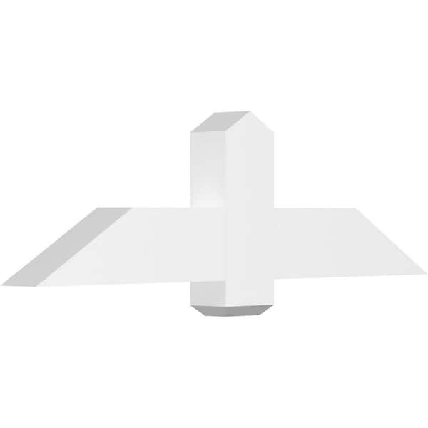 Ekena Millwork Eugene 48 in. W x 14 in. H x 4 in. D Signature Polyurethane Bracket