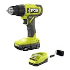 ONE+ 18V Cordless 1/2 in. Hammer Drill Kit with 1.5 Ah Battery and Charger