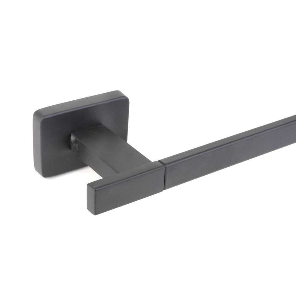Chicago Black 18'' Wall Mounted Towel Bar