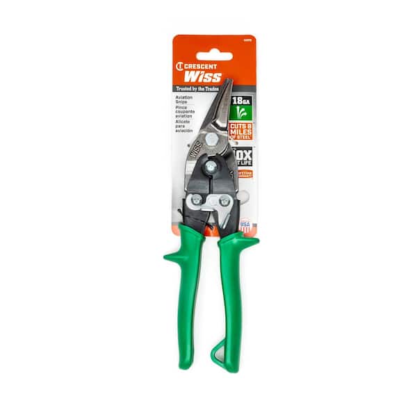 Crescent - Wiss 9-3/4 in. Compound Action Straight and Right Cut Aviation Snips