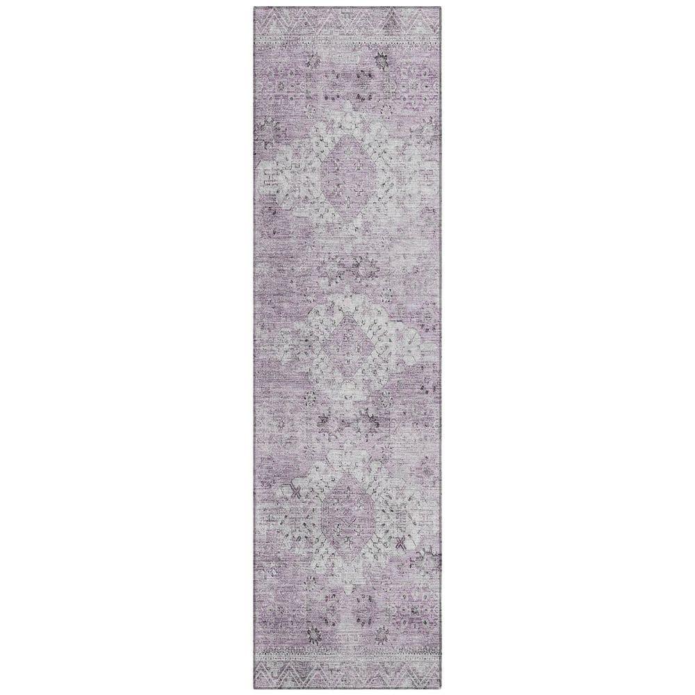 Chantille Machine Washable Indoor/Outdoor Abstract ACN2809 Lilac 2 ft. x 7 ft. Runner Rug price history on PriceWatchPro