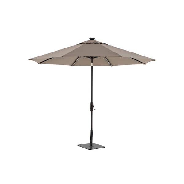 DIRECT WICKER 10 ft. Octagon Market Patio Umbrella in Gray