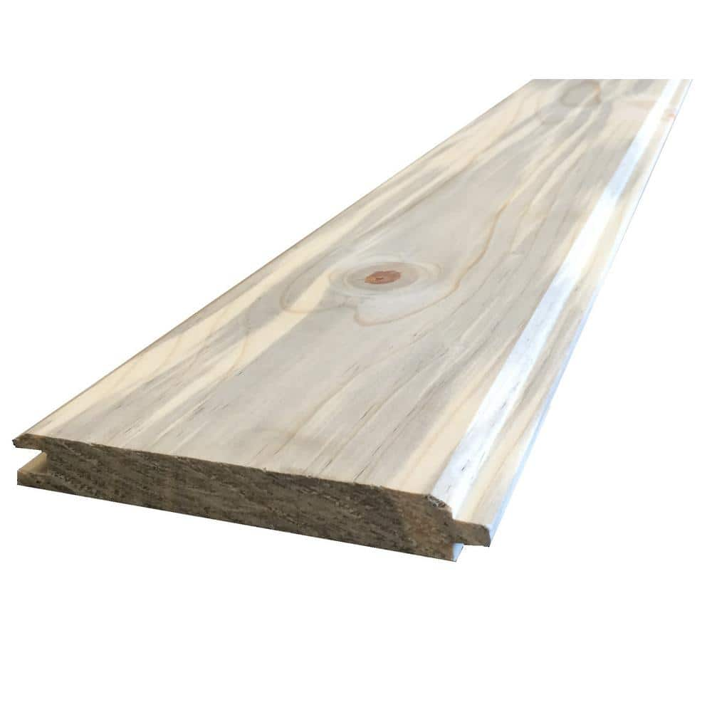 Sierra Pacific Industries 1 In X 6 In X 8 Ft Blue Stain Pine Tongue And Groove Siding Board 392367 The Home Depot