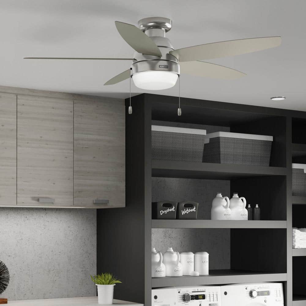 Lilliana 52 in. Indoor Brushed Nickel Ceiling Fan with Light Kit Included price history on PriceWatchPro