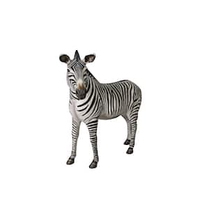 63 in. H African Zebra Grand Scale Statue