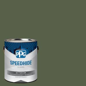 1 gal. PPG1124-7 Grape Leaves Flat Exterior Paint