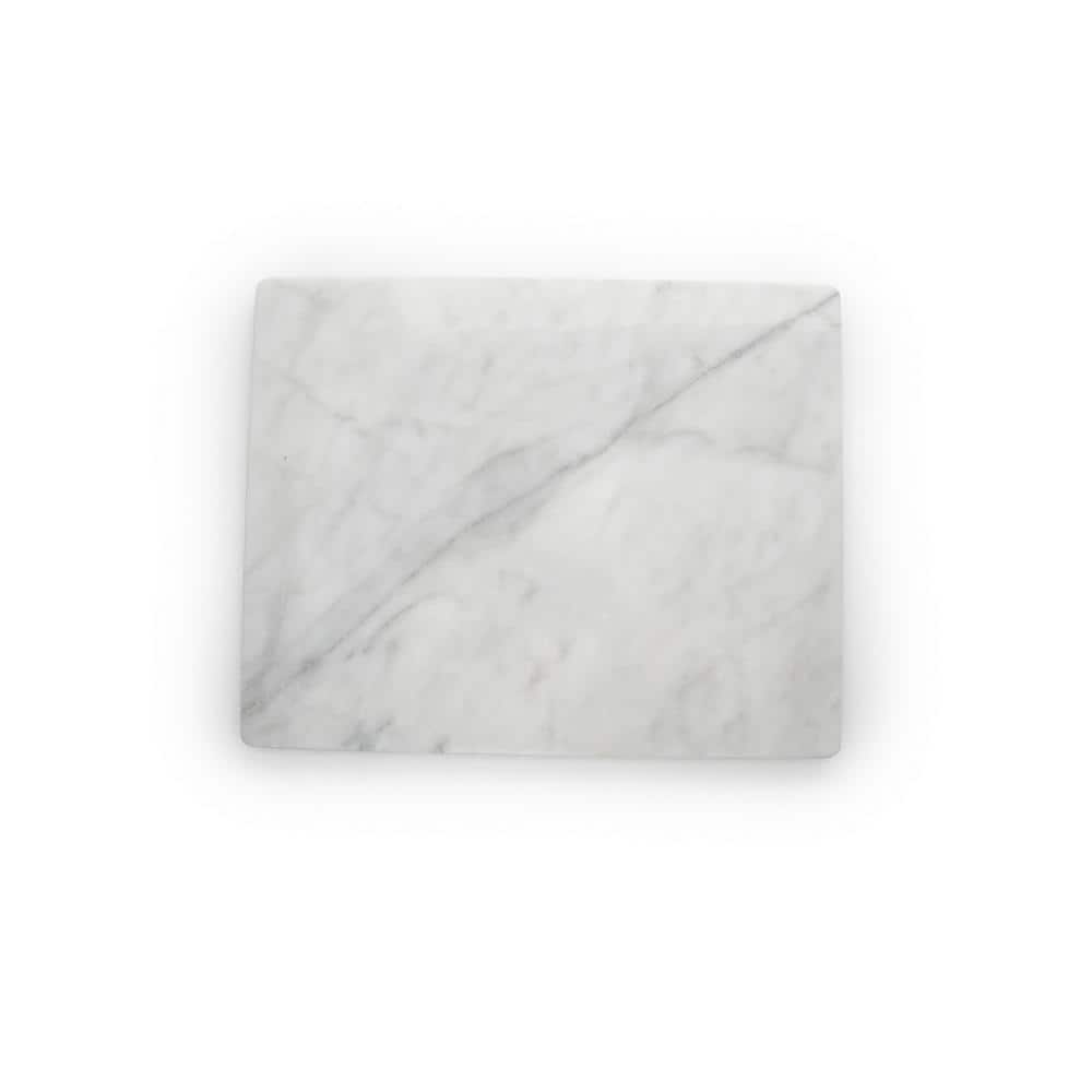 White Marble Rectangular Pastry Board, 16" x 20"