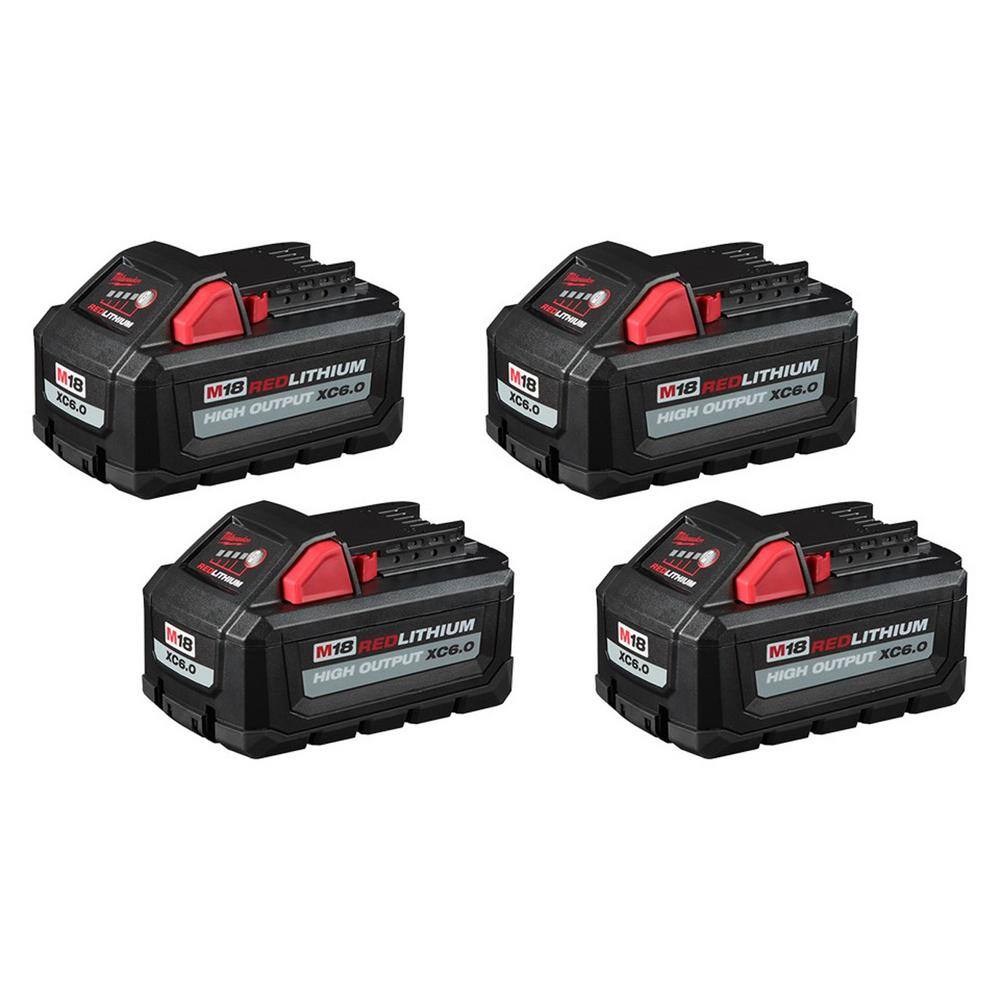 18V For Milwaukee 48-11-1850 M18 LITHIUM XC 6.0 Ah Battery 48-11-1840 or Charger 