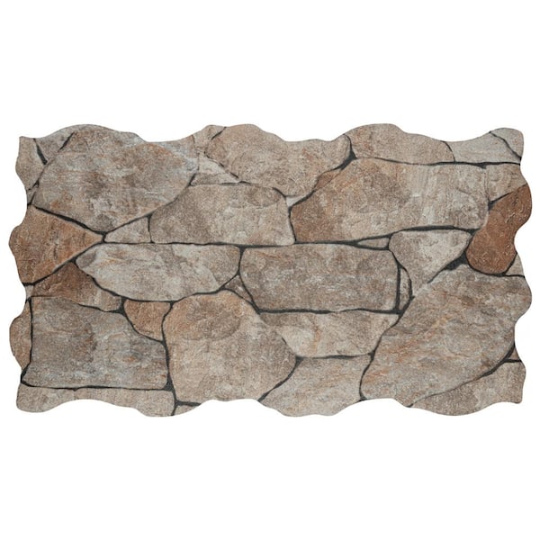 Merola Tile Andorra Beige 10-3/8 in. x 18-3/4 in. Ceramic Wall Tile (10.88 sq. ft./Case)