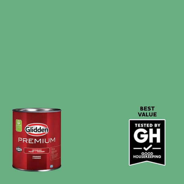 Glidden Premium 1 qt. PPG1226-5 Garden Mint Semi-Gloss Interior Latex Paint