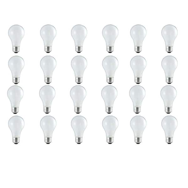 Philips 100-Watt Equivalent A19 Dimmable Eco Incandescent Light Bulb (Halogen) Soft White (3000K) (24-Pack)