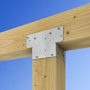 AC ZMAX Galvanized Adjustable Post Cap for 6x Actual Rough Lumber