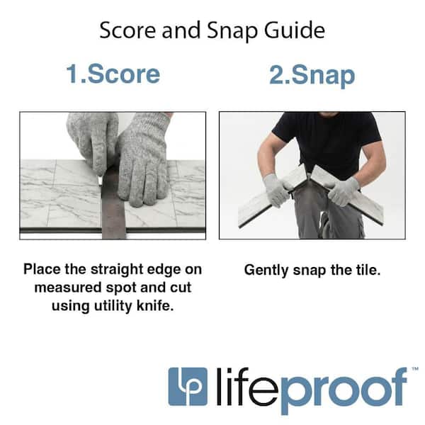 Lifeproof Mountain Brook Marble 22 MIL x 18.5 in. W x 37 in. L
