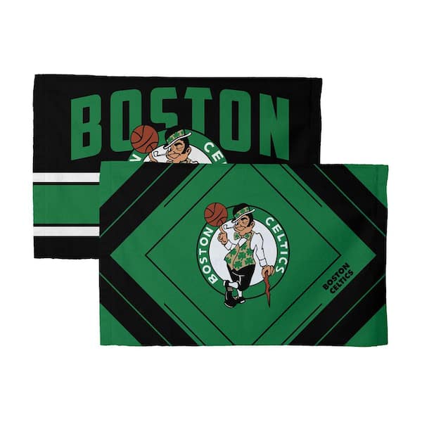 NBA Celtics Pick-N-Roll Cotton/Polyester Blend  Graphic MultiColor Fan Towel (2-Pack)