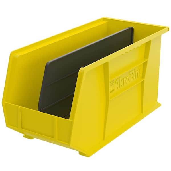 Akro-Mils 30265 Series, 8 1/4 in. W x 18 in. D x 9 in. H, Yellow
