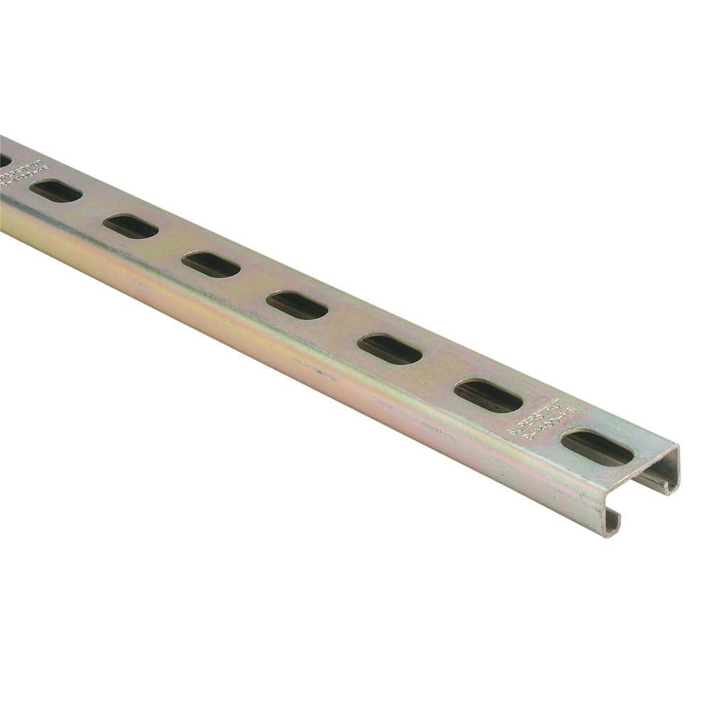 Superstrut 2 ft. 14Gauge Half Slotted Metal Framing Strut Channel