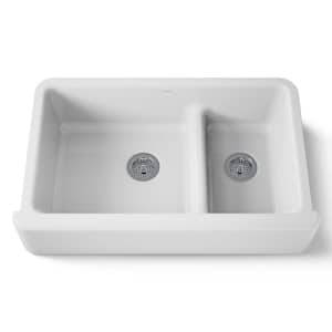 KohYNB KOHLER Whitehaven Farmhouse/Apron-Front Cast-Iron 36 in