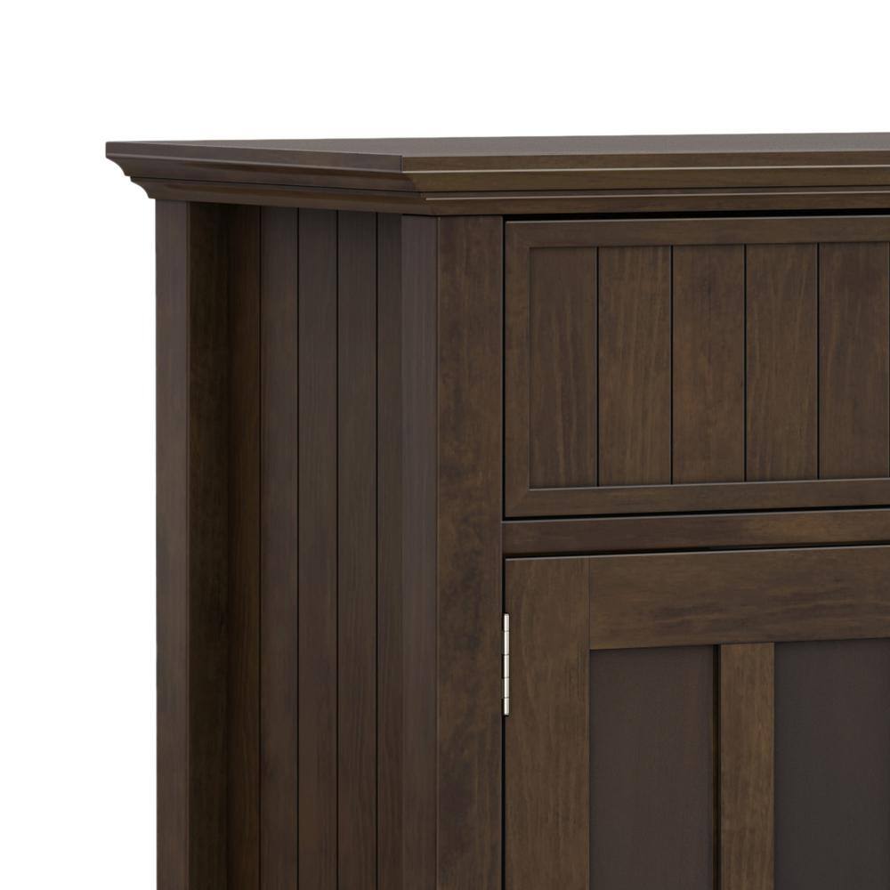Acadian 60'' Brunette Brown Solid Wood Sideboard Buffet