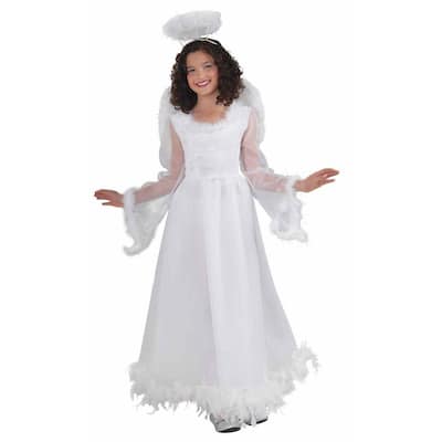 Forum Novelties Large Girls Fluttery Angel Costume-F66809_L - The Home ...