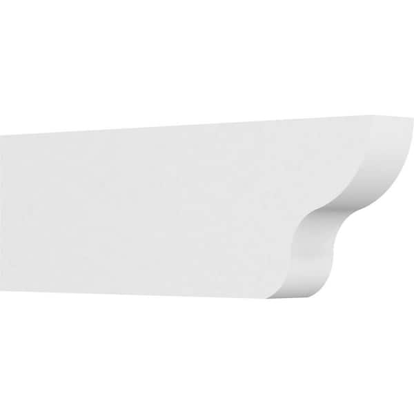 Ekena Millwork 3 in. x 8 in. x 24 in. Standard Greensboro Architectural Grade PVC Rafter Tail Brace