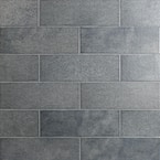 Piston Camp Gray 4 in. x 12 in. Matte Ceramic Subway Wall Tile (34-piece 10.97 sq. ft. / box)