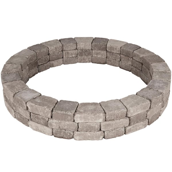Rumblestone 66 in. x 10.5 in. Tree Ring Kit in Greystone