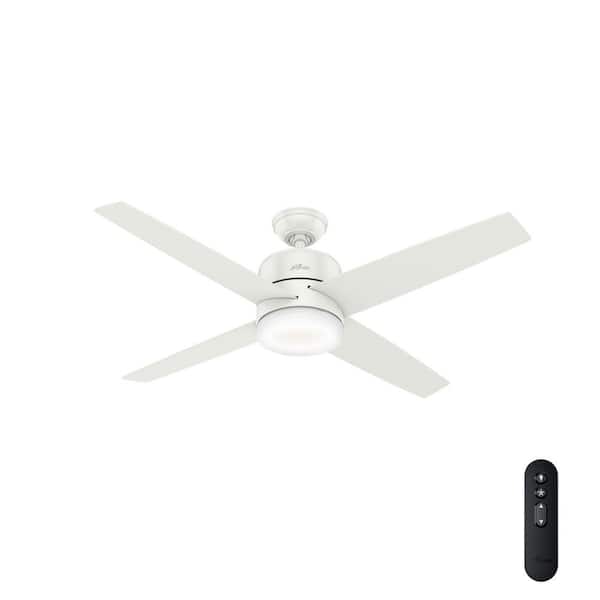 Hunter Advocate 54 In Integrated Led, Hunter Ceiling Fan Light Not Working With Remote