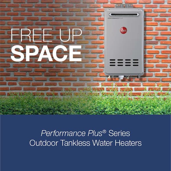 Rheem Performance Plus 8.4 GPM Propane Tankless Water Heater Bundle  ECO180XLP3-1BPP3 - The Home Depot