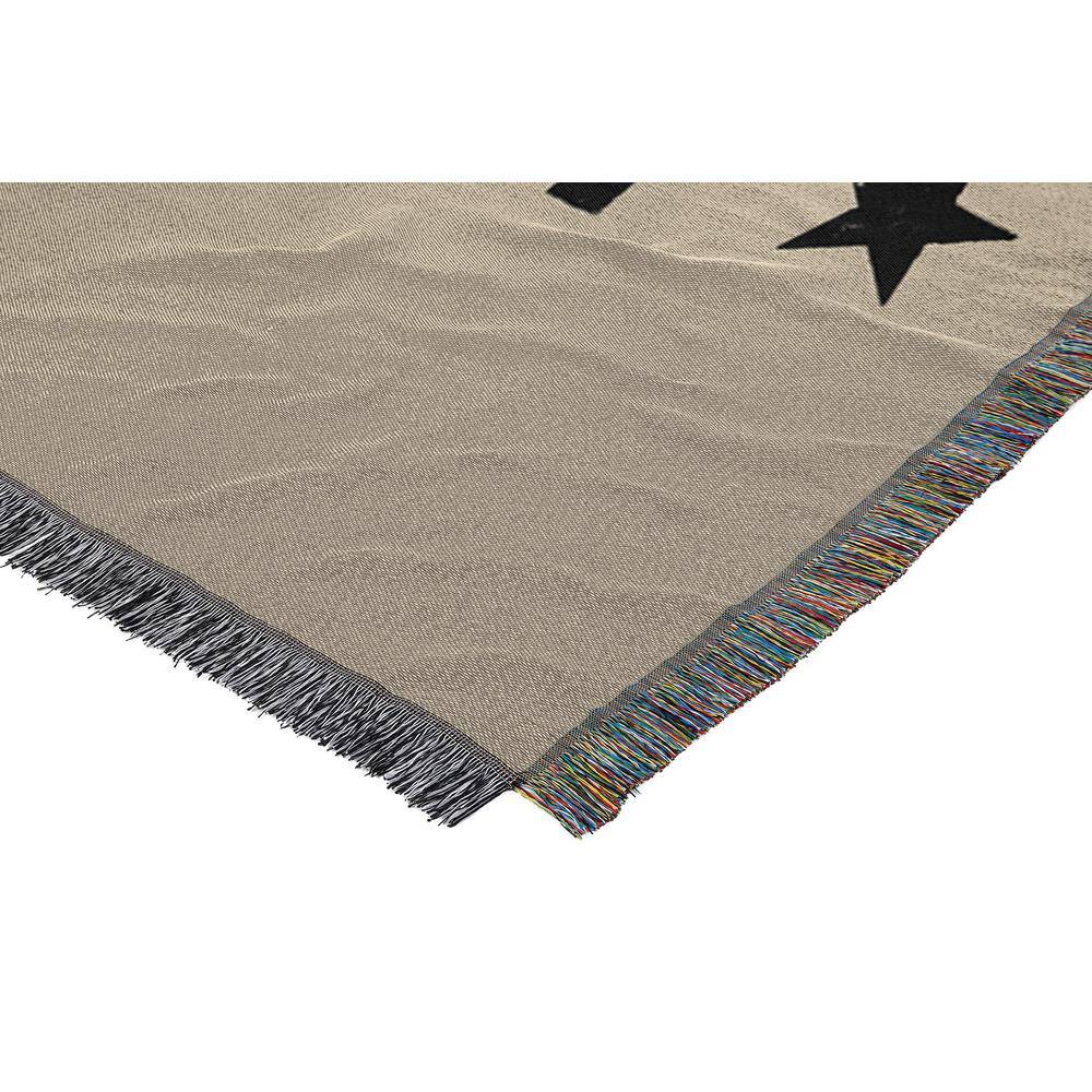 Yellowstone Woven Tapestry Throw Blanket with Fringes