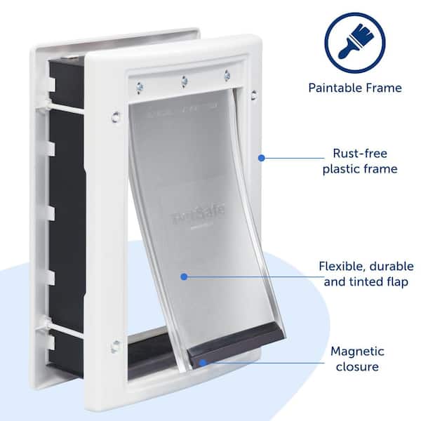 PetSafe 13-5/8 in. x 23-5/8 in. XLarge Plastic Pet Door PPA00