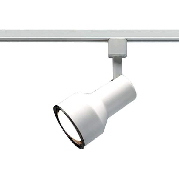 SATCO 1-Light White Incandescent Track Lighting Head