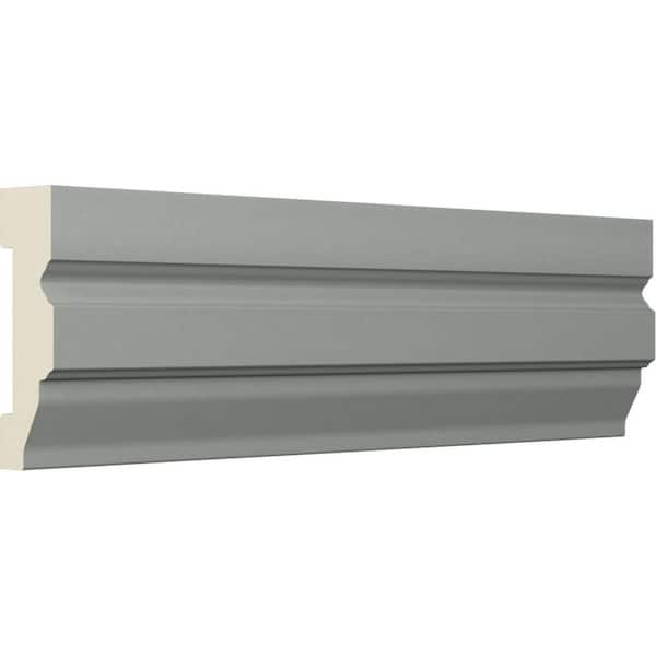 Ekena Millwork 5/8 in. x 2-5/8 in. x 94-1/2 in. Polyurethane Hillsborough Window and Door Casing Moulding