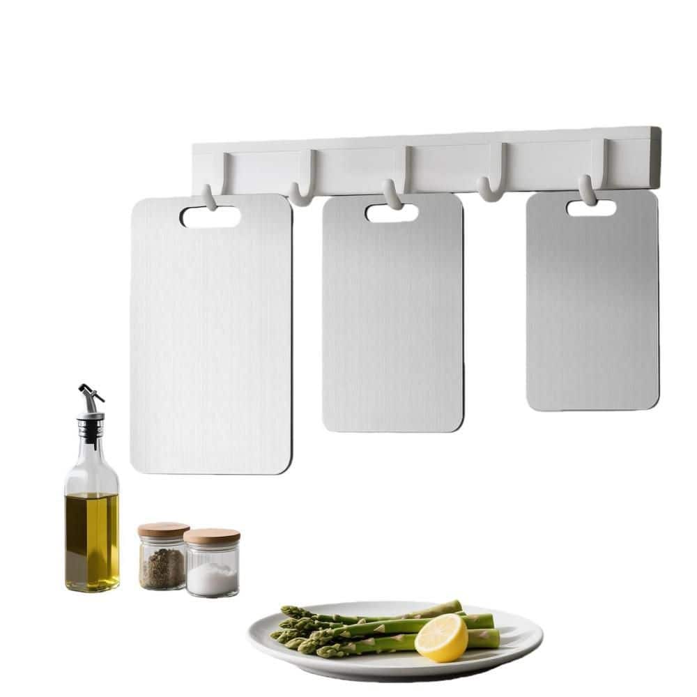 Numhew 3-Piece Titanium Cutting Board Set for Kitchen, Double