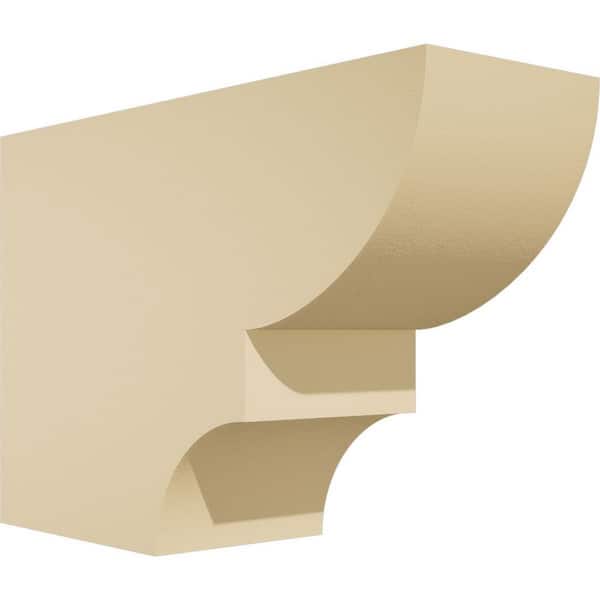 Ekena Millwork Standard Ridgewood 4 in. W x 8 in. H x 12 in. D Signature Urethane Rafter Tail Outlooker