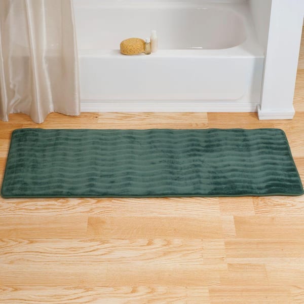 Memory Foam Extra Long Bath Mat, Long Rug For Bathroom