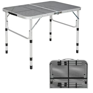 Universal Silver Outdoor Grill Cart Grill Set Stand with Iron Mesh Top