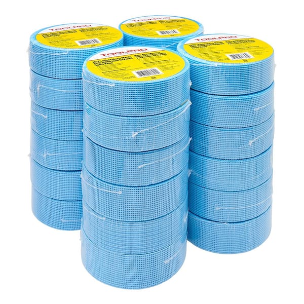 Transparent Vinyl Tape with Self-Adhesive. (2 inch x 25 ft, Blue)