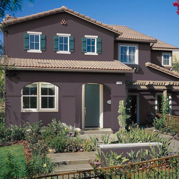 burgundy roof paint