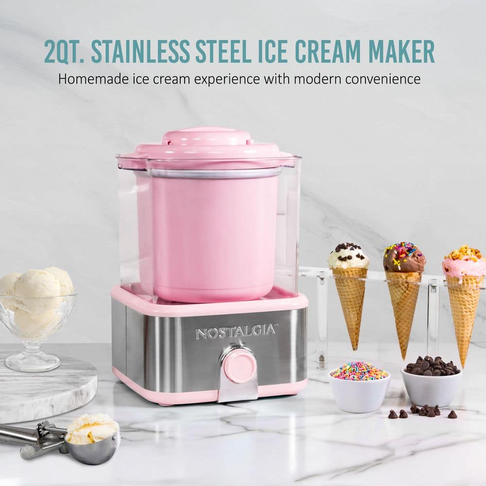 Nostalgia Electric 2 qt. Ice Cream Maker - Thumbnail 3