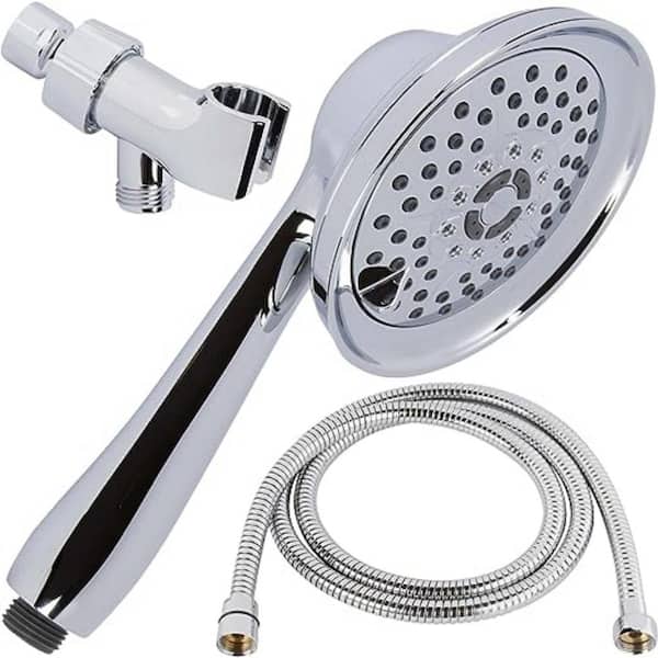 Unbranded High Pressure Removable Head 3-Spray Wall Mount Handheld Shower Head 1.8 GPM in Chrome