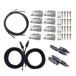 200-Watt Solar Panel Systems with Accessories and Cables Kit